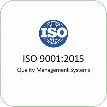 Our Quality Management System ensures consistent product quality through documented procedures, process controls and continuous improvement mechanisms. From material traceability to final inspection, every production stage is governed by ISO 9001 protocols.
